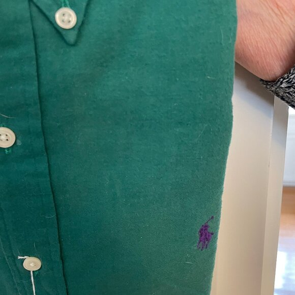 EARLY XMAS SHOPPING!  New Ralph Lauren Button Down Cotton - Flannel Shirt. NWOT - Picture 2 of 3